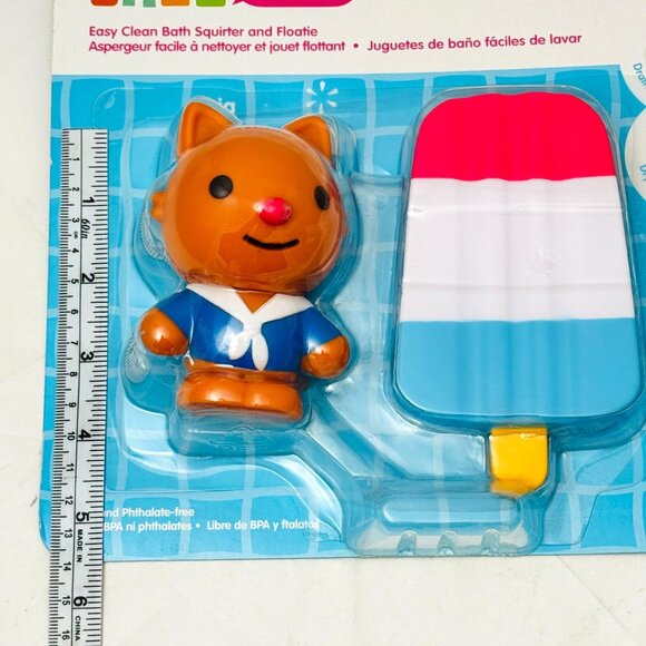 Sago Mini Bath Squirter & Floatie Jinja Cat BPA-Free Toy 1+ Age - Picture 3 of 4